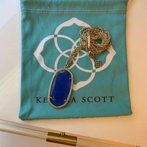 Kendra Scott Rayne Blue Necklace